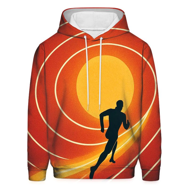 Solar Sprint Track Lanes hoodies fashion