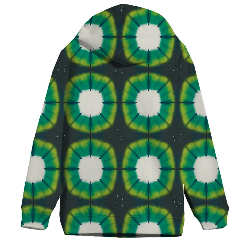 Itajime Eclipse Grid Bloom custom hoodies