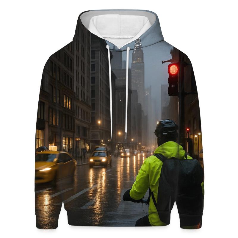 Rain Gloss Broadway Canyon With Chrysler Peak premium hoodies