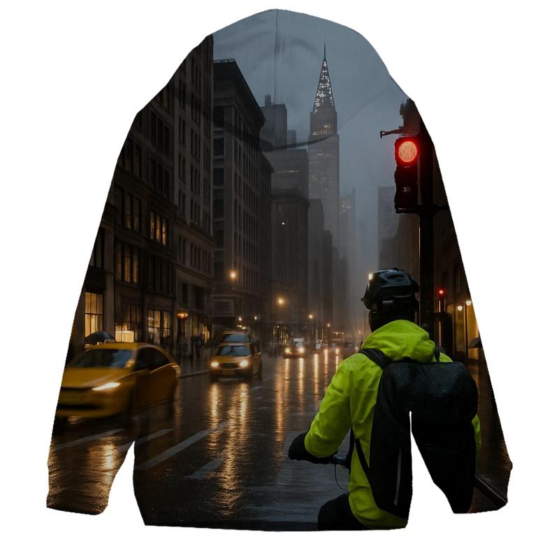 Rain Gloss Broadway Canyon With Chrysler Peak premium hoodies