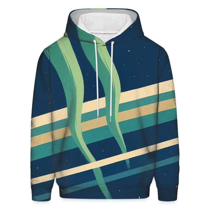 Aurora Curtain Ring Plane hoodie styles