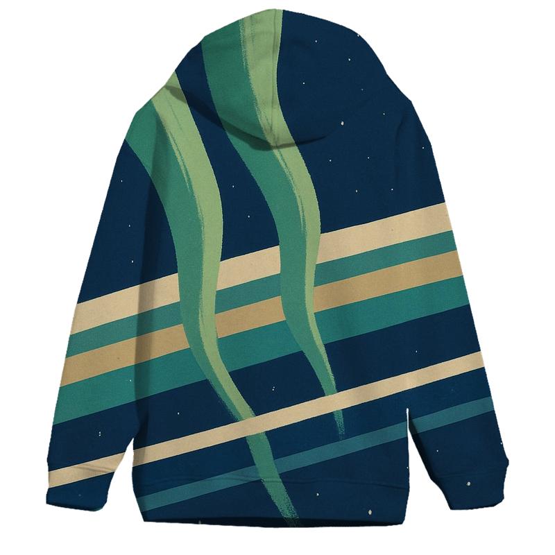 Aurora Curtain Ring Plane hoodie styles