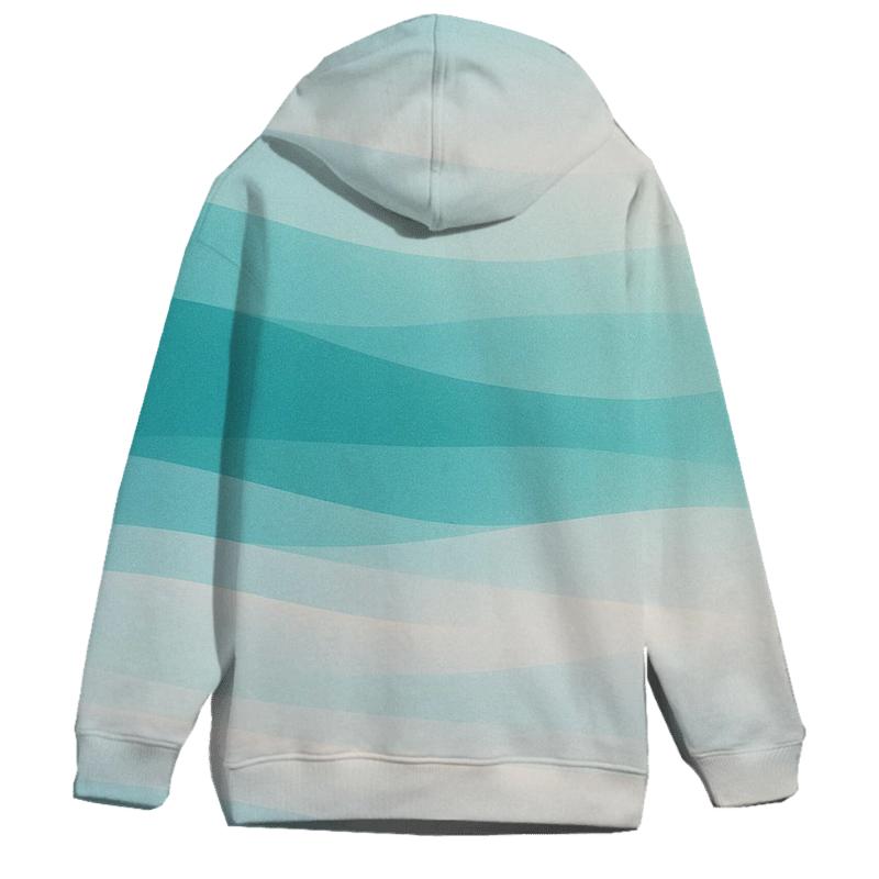 Arctic Prism Drift graphic hoodies