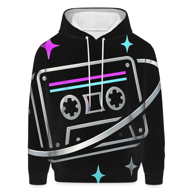 Chrome Orbit Cassette Emblem printed hoodies
