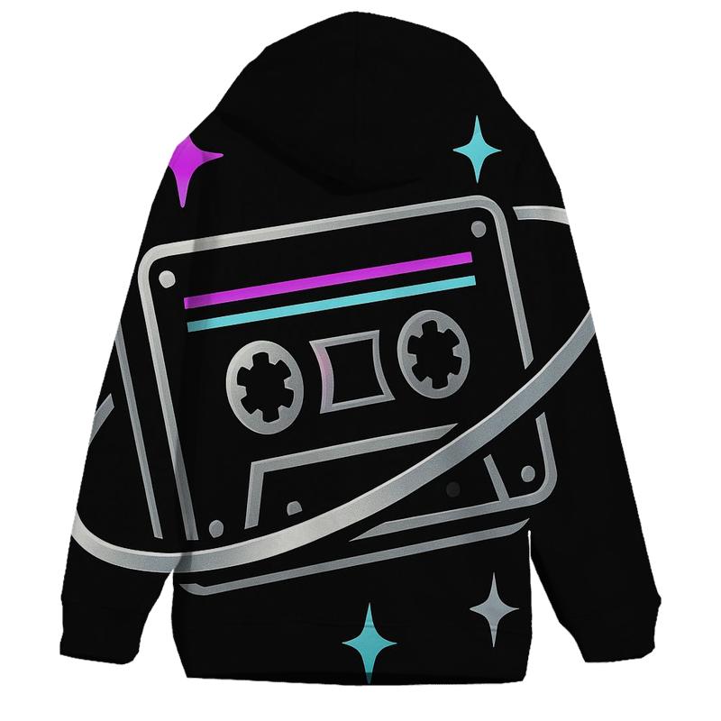 Chrome Orbit Cassette Emblem printed hoodies