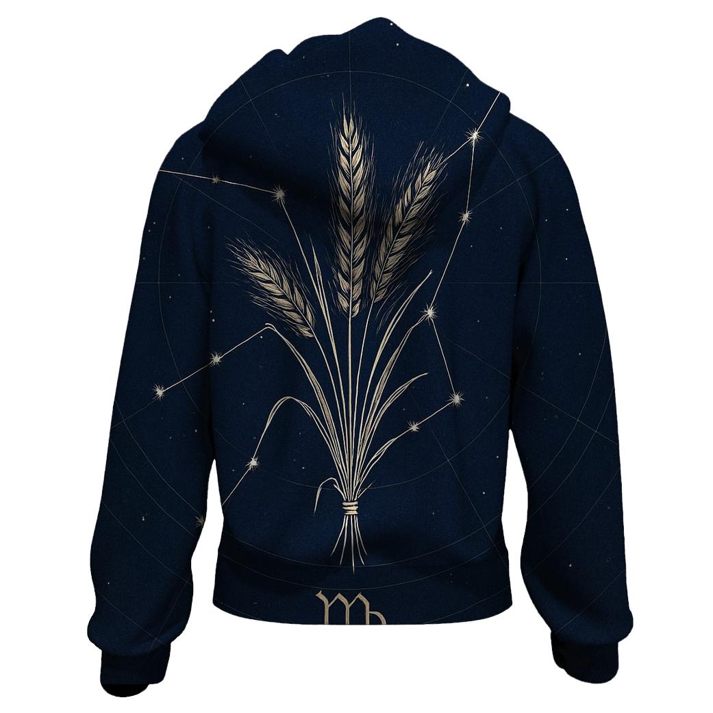 Virgo Wheat Sheaf Star Atlas heavyweight hoodies