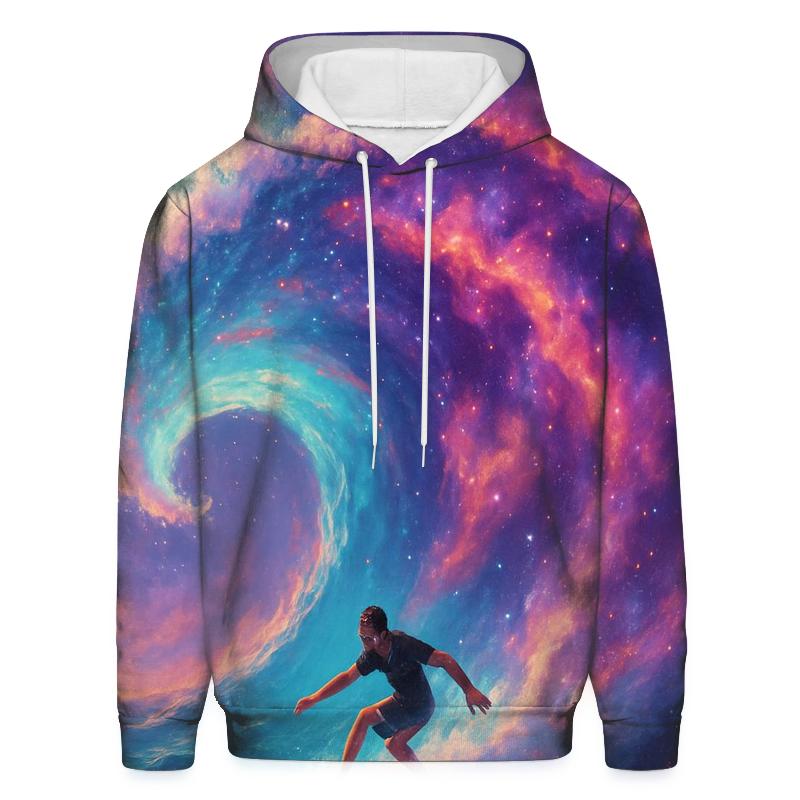 Nebula Wave Surf Session embroidered hoodies