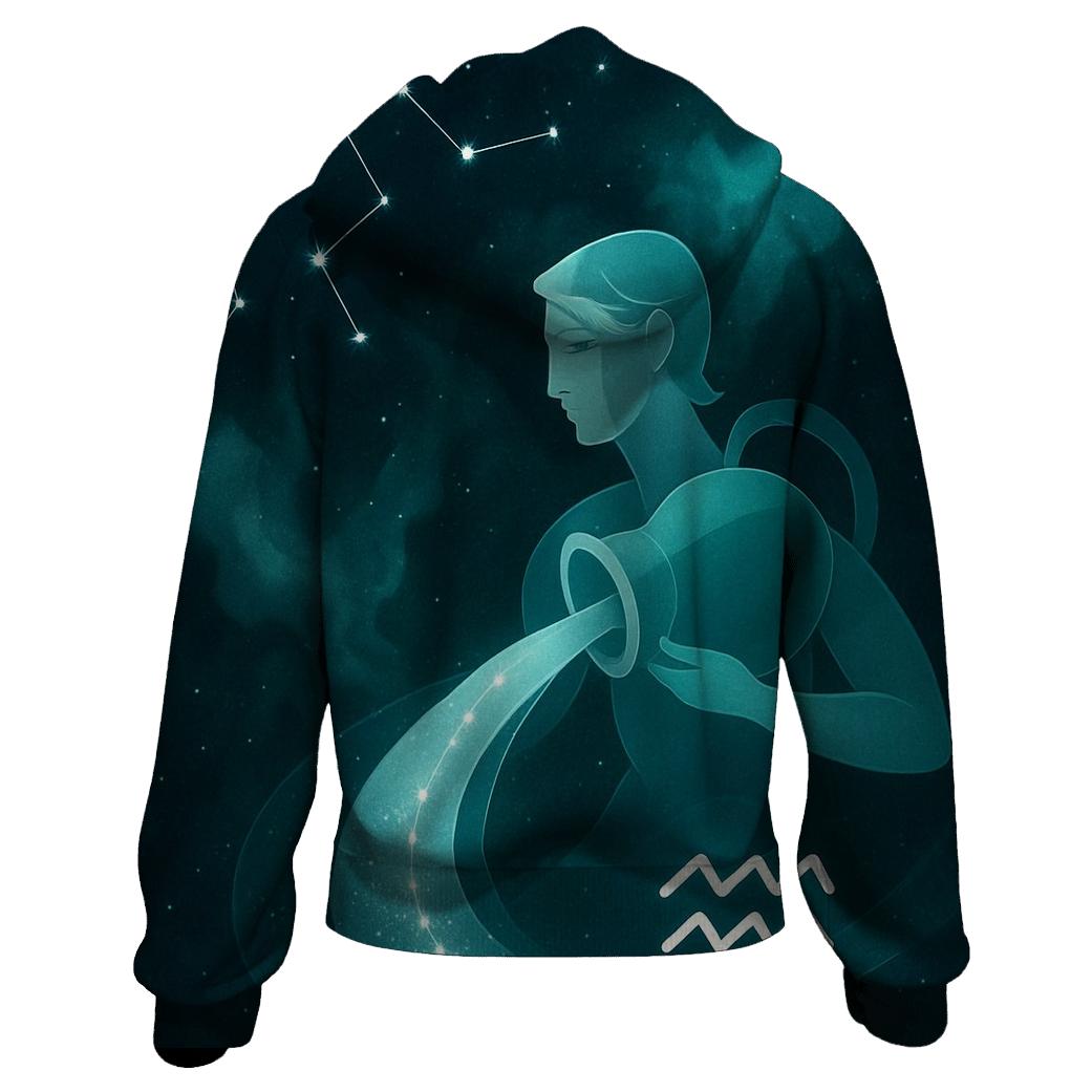 Aquarius Water Bearer Orbit Pour hoodies fashion