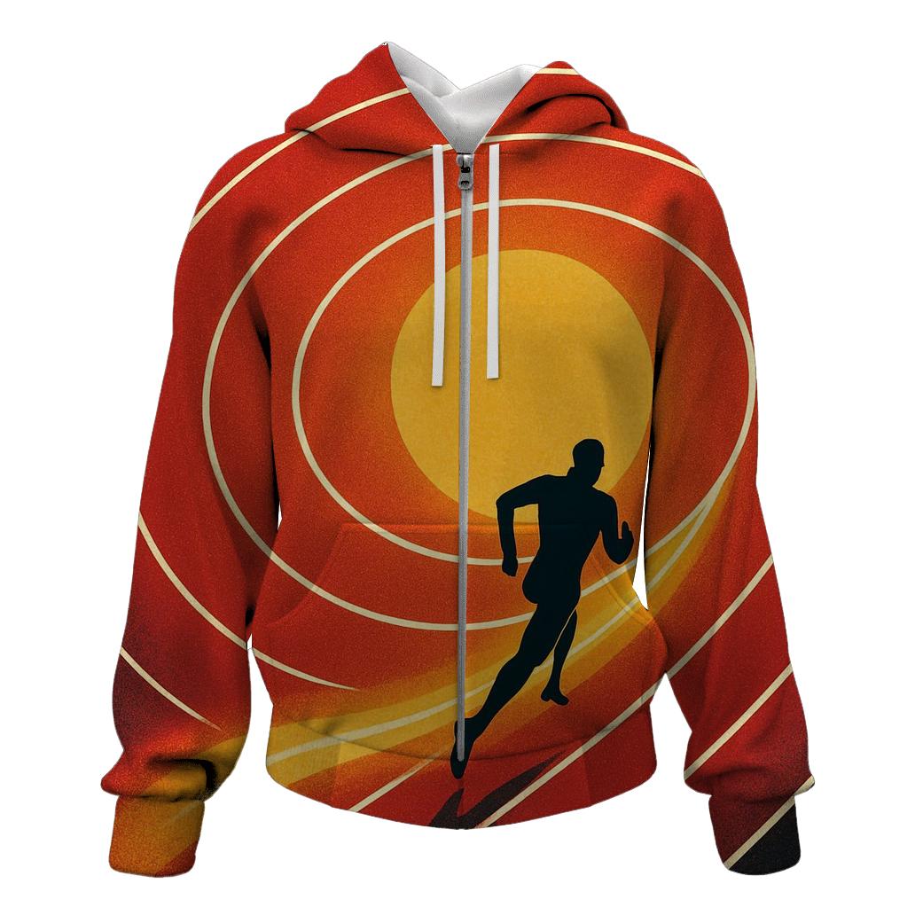 Solar Sprint Track Lanes hoodies fashion