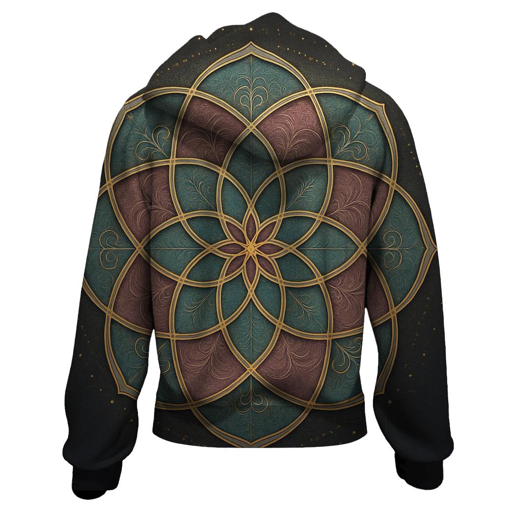 Unity Lattice Bloom printed hoodies