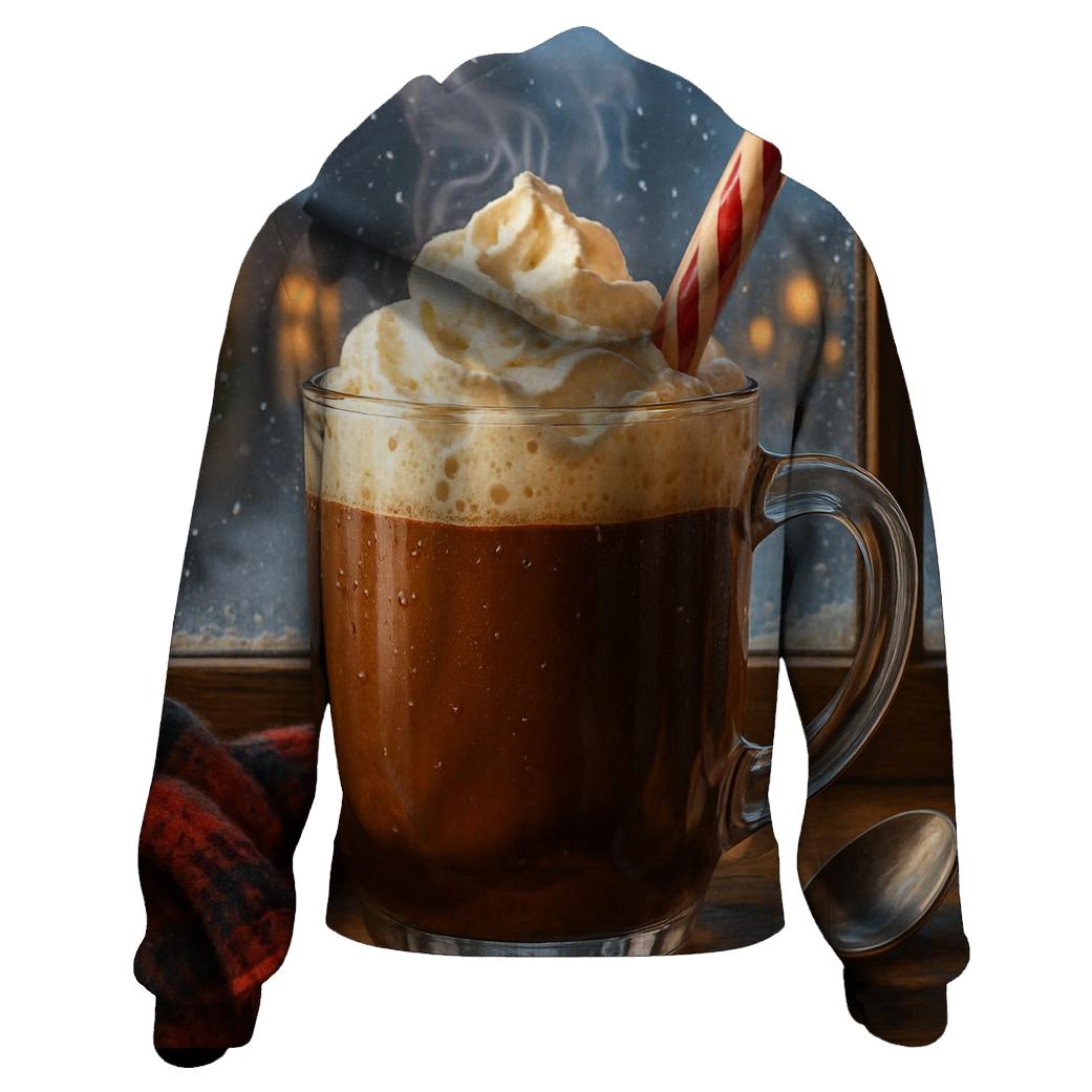 Sugarplum Cocoa By The Frosted Window lightweight hoodies