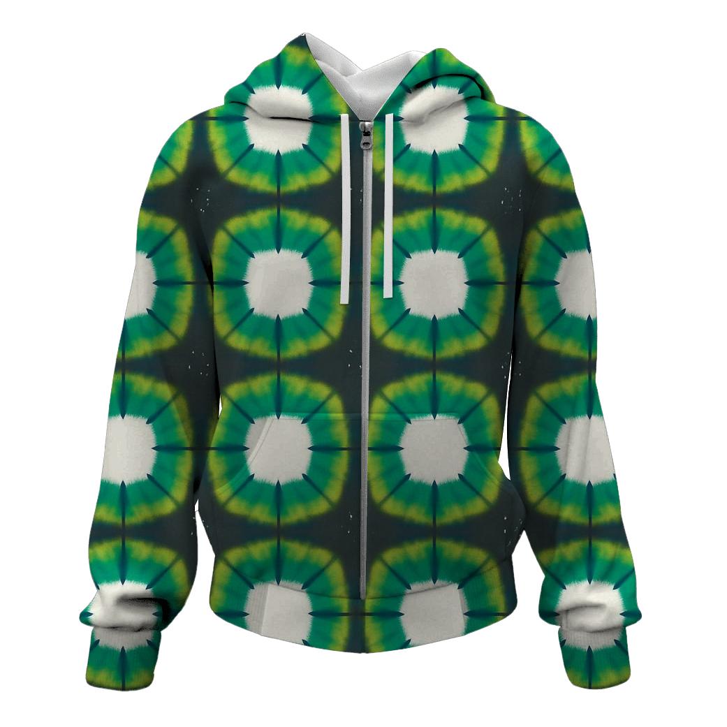 Itajime Eclipse Grid Bloom designer hoodies