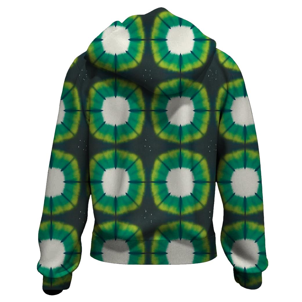Itajime Eclipse Grid Bloom designer hoodies