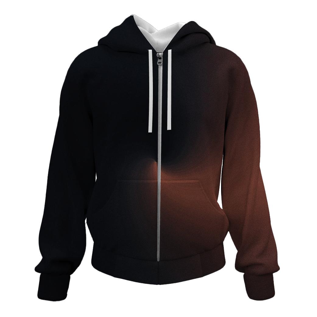 Nocturne Copper Veil printed hoodies