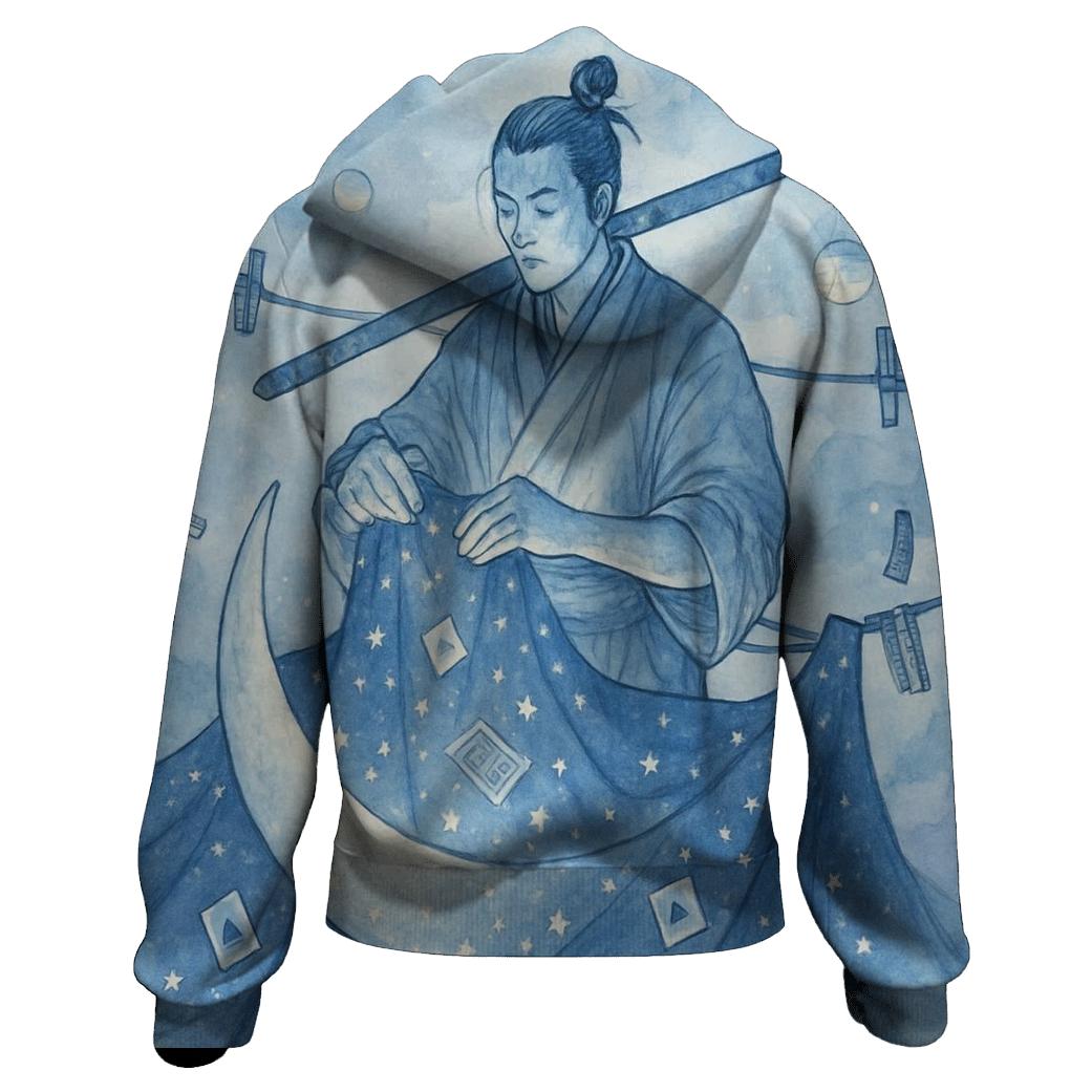 Lunar Laundry Day Samurai lightweight hoodies