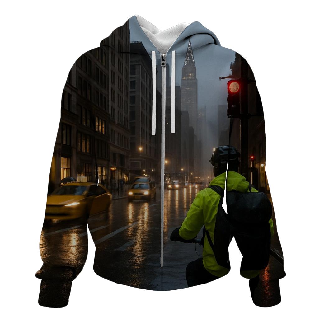 Rain Gloss Broadway Canyon With Chrysler Peak hoodies fashion