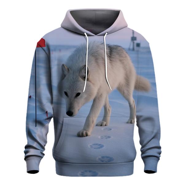 Ellesmere Ridge Arctic Wolf Survey Line zip-up hoodies