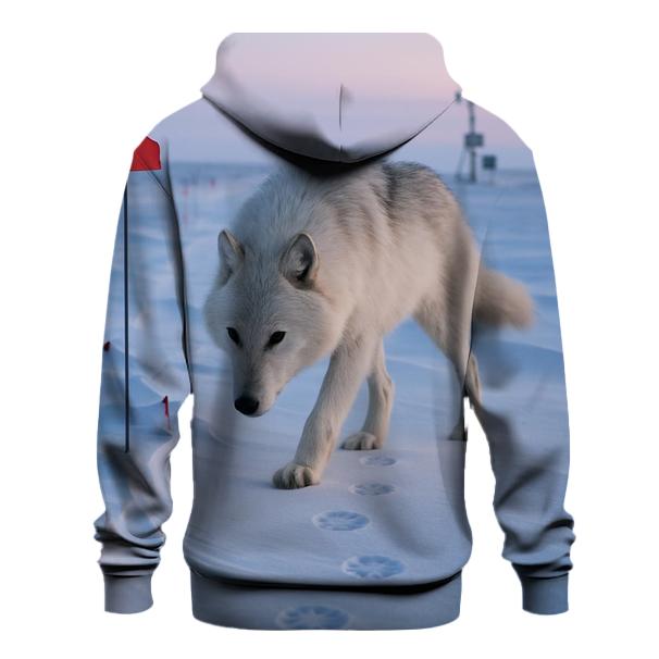 Ellesmere Ridge Arctic Wolf Survey Line zip-up hoodies