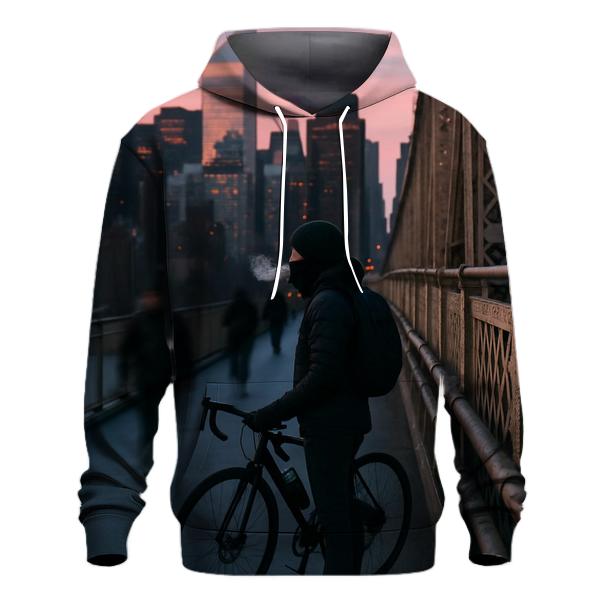 Queensboro Bridge Commuter Dawn Over Midtown hoodie trends