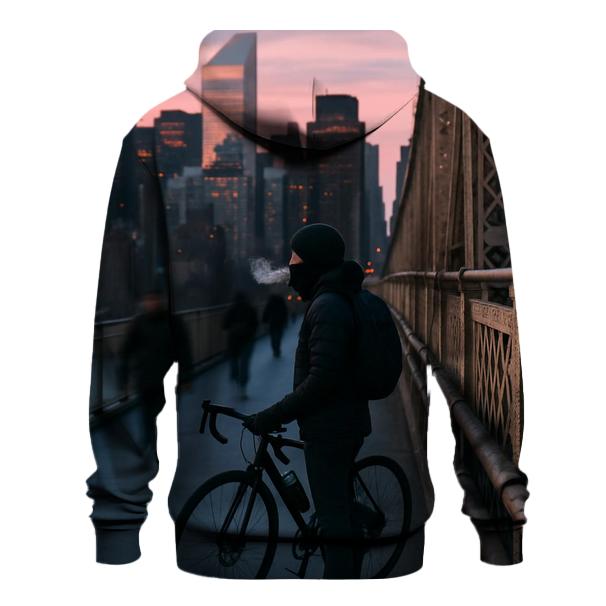 Queensboro Bridge Commuter Dawn Over Midtown hoodie trends