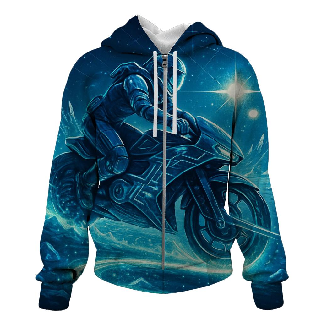 Aurora Circuit Star Ranger printed hoodies
