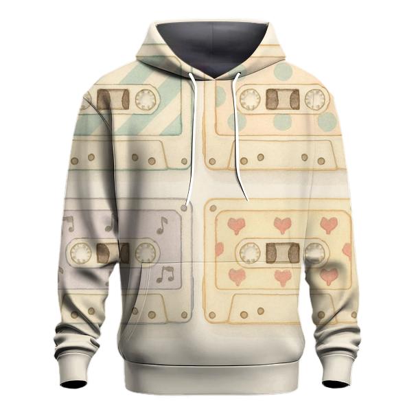 Cassette Patchwork Window hoodie styles
