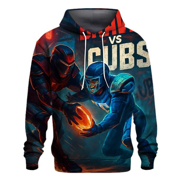 Neon Rail Yard Scrimmage Braves Versus Cubs custom hoodies
