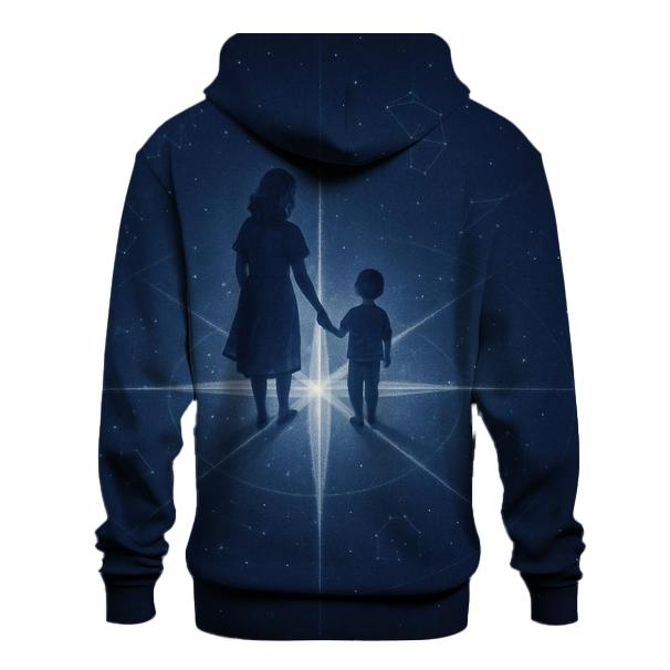 The Compass Of Her Heart A Love That Always Points Home lightweight hoodies