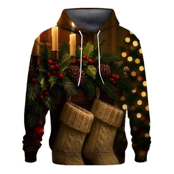Candlelit Mantel Of Evergreen Dreams lightweight hoodies
