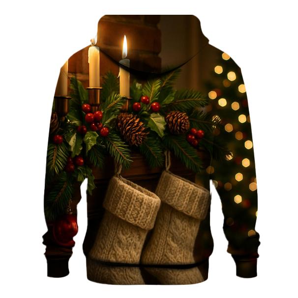 Candlelit Mantel Of Evergreen Dreams lightweight hoodies
