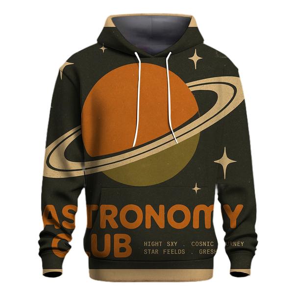 Retro Vinyl Astronomy Club Record Sleeve hoodie styles