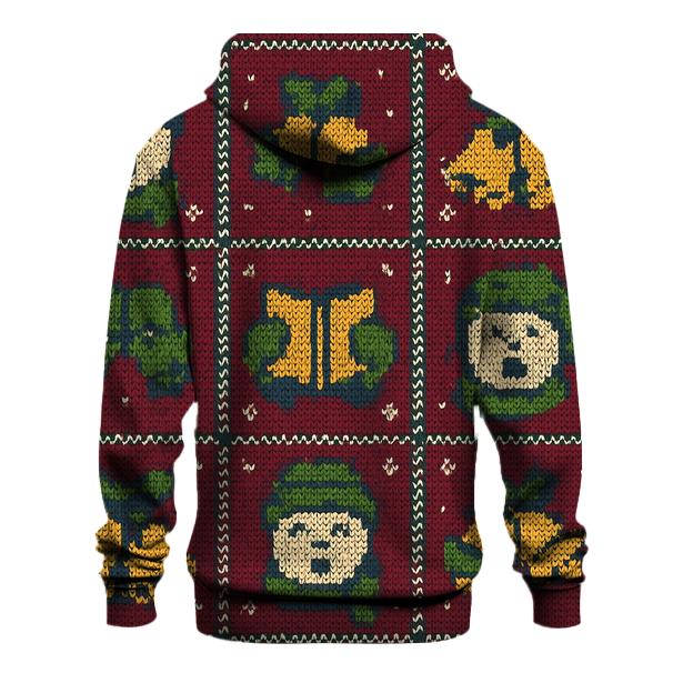 Carolers Mitten Harmony Panel Design custom hoodies