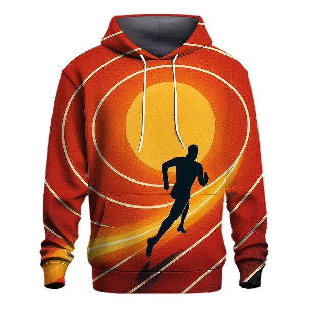 Solar Sprint Track Lanes lightweight hoodies