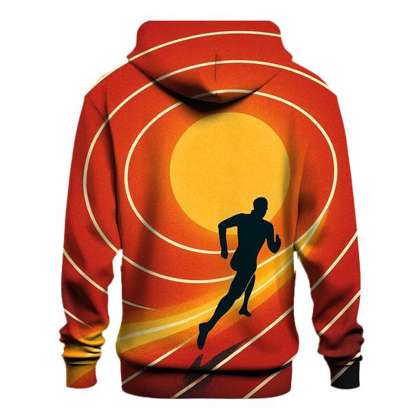 Solar Sprint Track Lanes lightweight hoodies