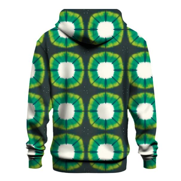 Itajime Eclipse Grid Bloom embroidered hoodies