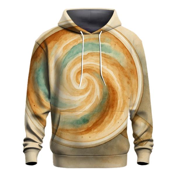 Latte Swirl Nebula lightweight hoodies