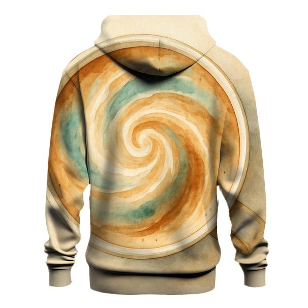 Latte Swirl Nebula lightweight hoodies