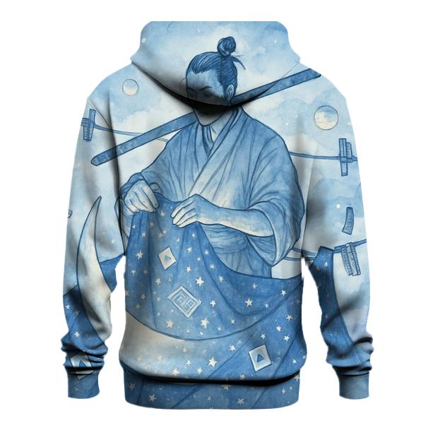 Lunar Laundry Day Samurai printed hoodies