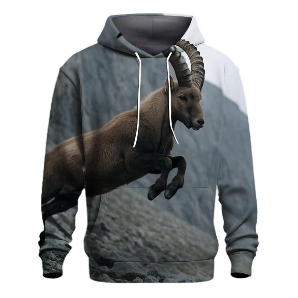 Scree Leap Alpine Ibex hoodie styles