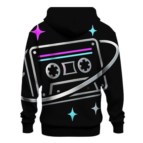 Chrome Orbit Cassette Emblem premium hoodies