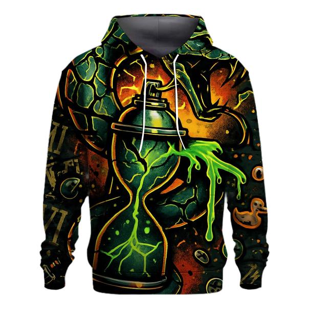 Shattered Hourglass Street Serpent printed hoodies