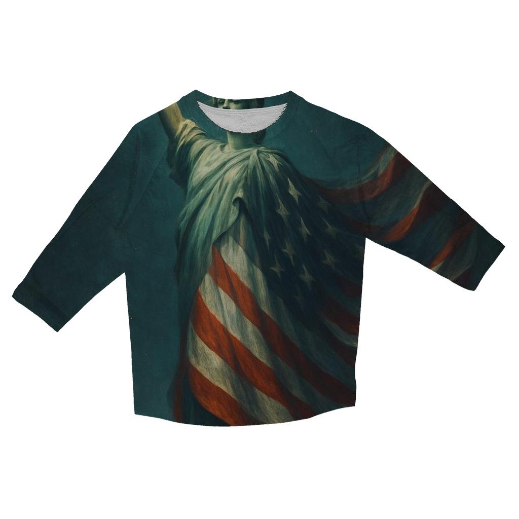 Liberty Lantern In Midnight Harbor personalized 3/4 sleeve tees