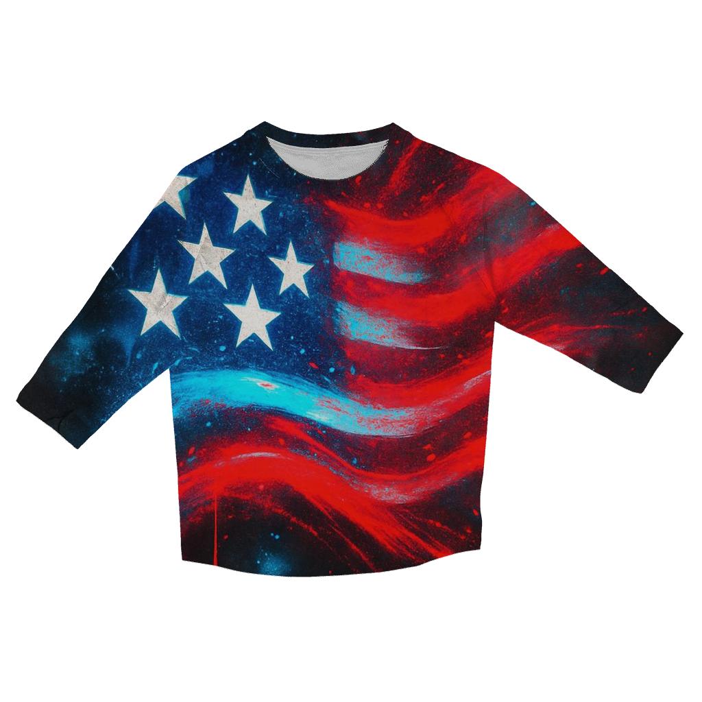 Neon Alley Stars And Stripes Breakthrough stylish quarter sleeve tops