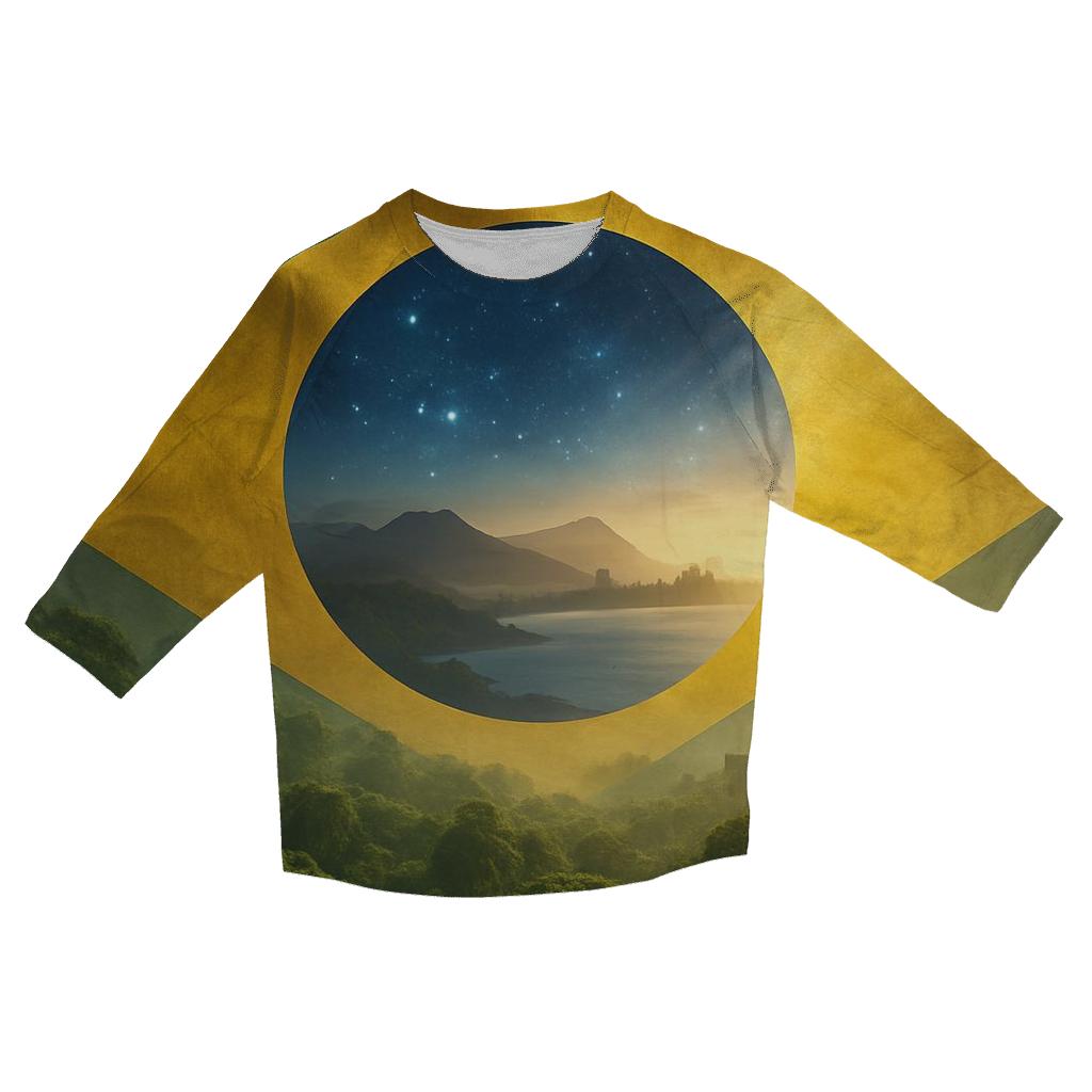 Emerald Horizon Brazil casual three quarter sleeve shirts