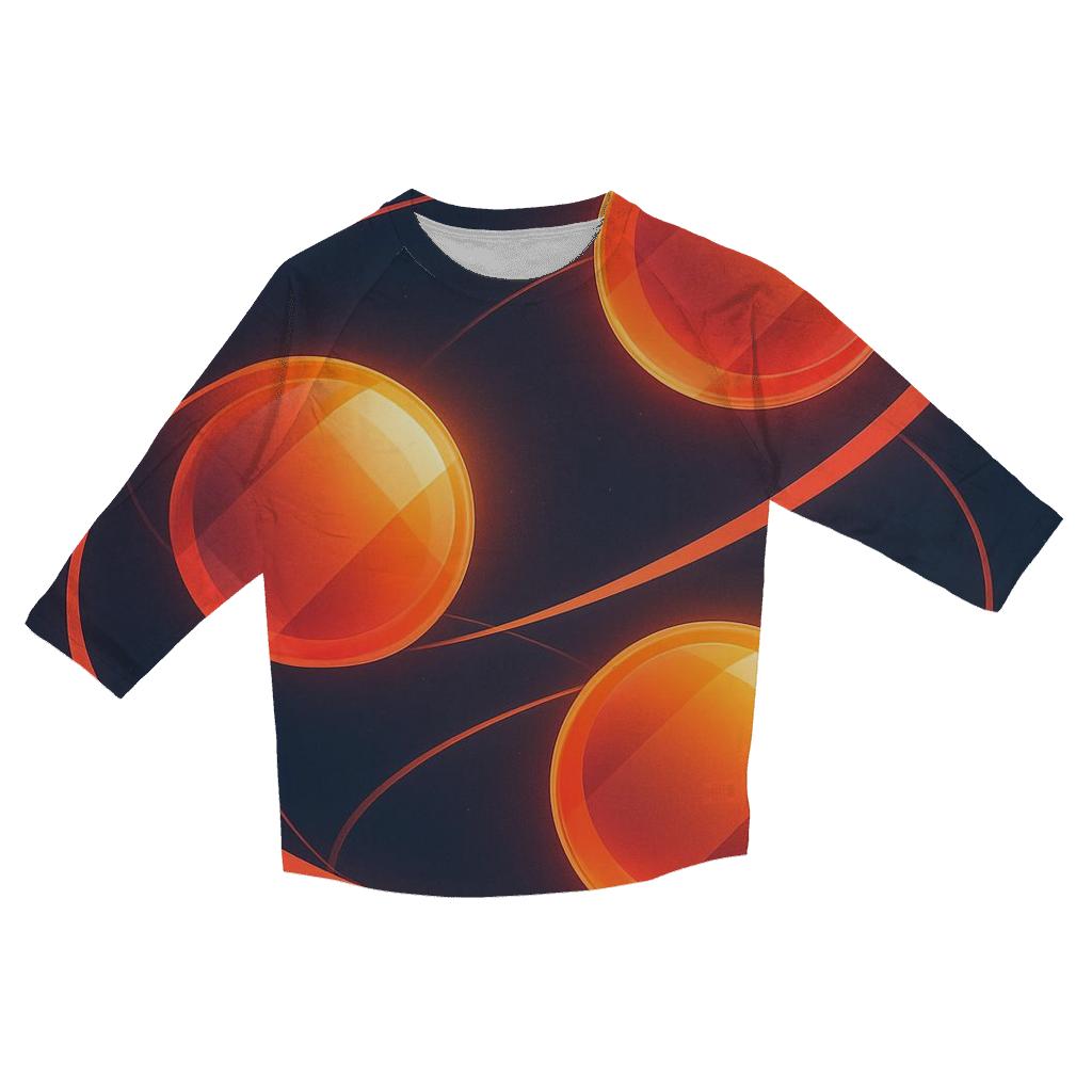 Citrus Plasma Orbit designer 3/4 sleeve blouses