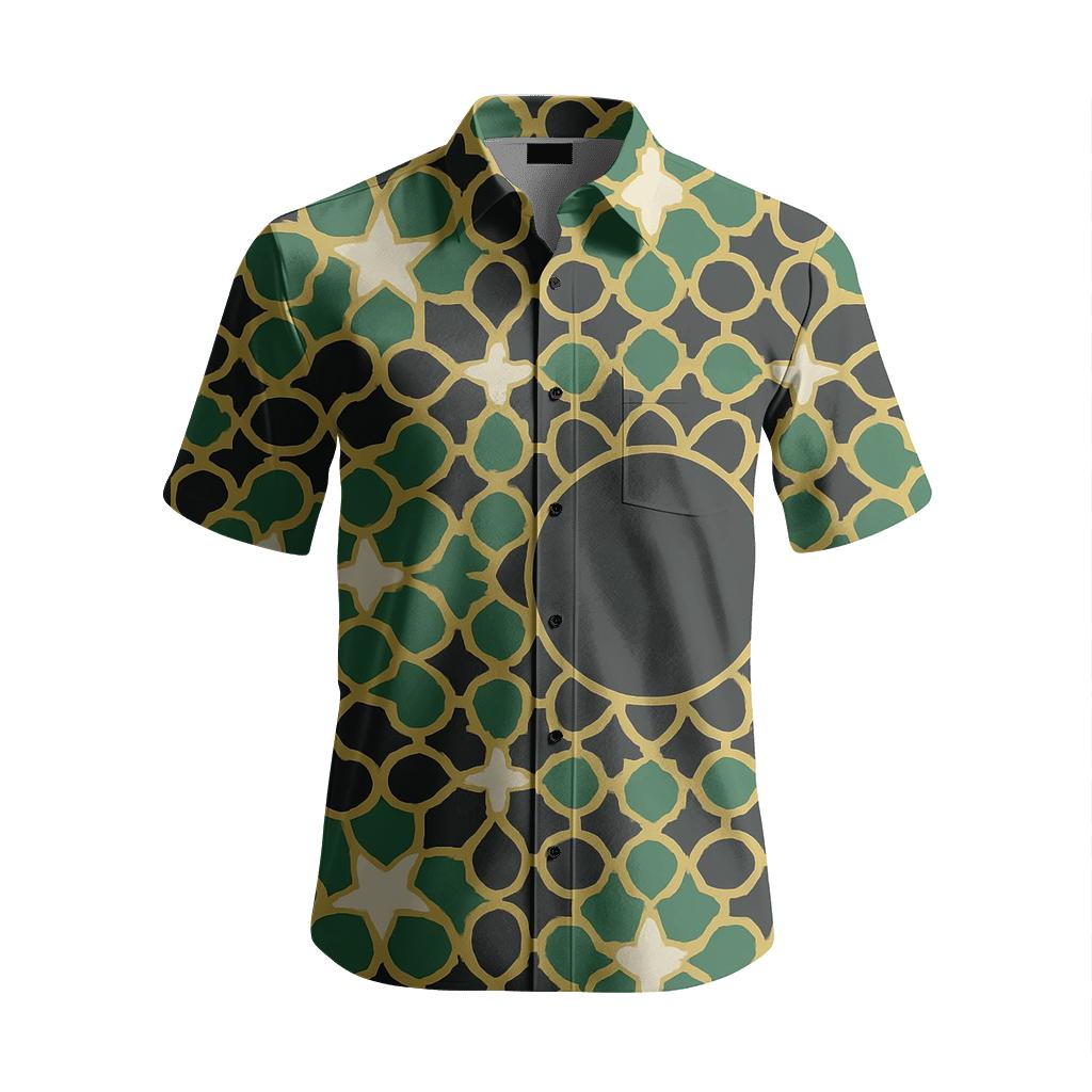 Mughal Jali Event Horizon Lattice stylish threadwork shirts