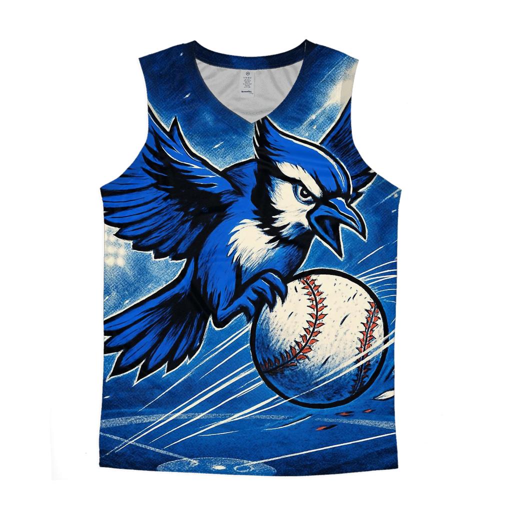 Diamond Storm Blue Jays Clash cotton sleeveless tops