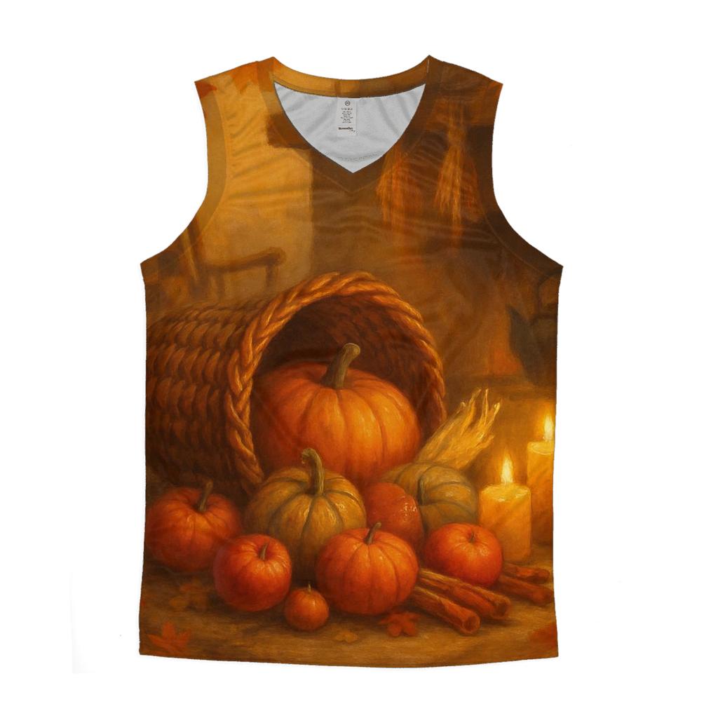 Candlelit Cornucopia Hearth designer workout tanks