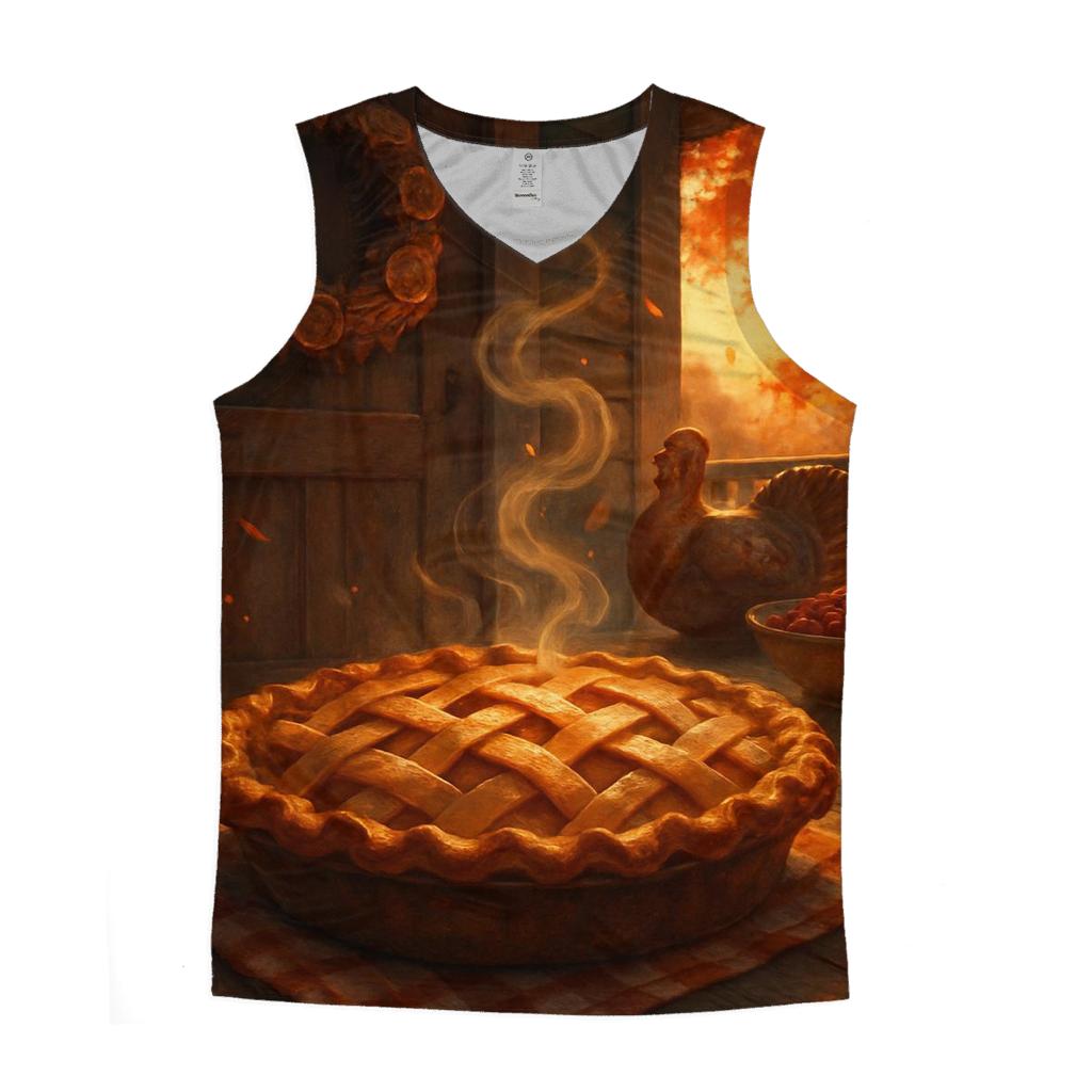Golden Hour Porch Pie Cooling custom tank tops