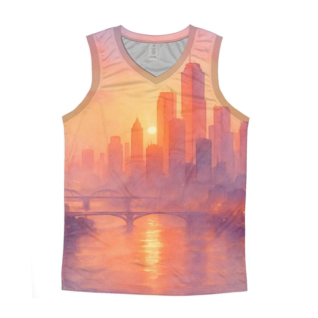 Orchid Skyline Afterglow River casual summer tank tops